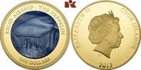 COOK ISLANDS 1.000 Dollars 2013. Elizabeth II, 1952-2022. Polierte Platte in Originaletui mit Zertifikat.
