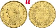 ITALIEN 20 Lire Pius IX., 1846-1878. -