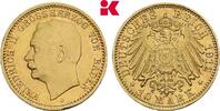 BADEN 10 Mark Seltener Jahrgang. Friedrich II., 1907-1918. -