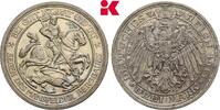 PREUSSEN 3 Mark Wilhelm II., 1888-1918. -