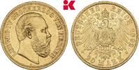 HESSEN 20 Mark Auflage: 25.000 Exemplare. Ludwig IV., 1877-1892. -
