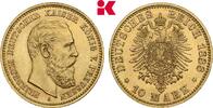 PREUSSEN 10 Mark Friedrich III., 1888. -