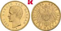 BAYERN 20 Mark Otto II., 1886-1913. -