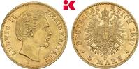 BAYERN 5 Mark Ludwig II., 1864-1886. -