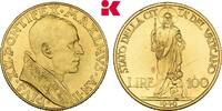 ITALIEN 100 Lire Auflage: 2.000 Exemplare Pius XII., 1939-1958. -