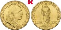 ITALIEN 100 Lire Auflage: 2.100 Exemplare. Pius XII., 1939-1958. -