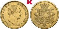 1/2 Sovereign 1835, London. GROSSBRITANNIEN / IRLAND William IV, 1830-1837. Vorzüglich
