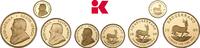SÜDAFRIKA Krügerrand Prestige Set von 1, 1/2, 1/4 und 1/10 U Auflage: 500 Exemplare. Republik seit 1960. -