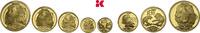 SÜDAFRIKA Natura-Proof-Set von 1, 1/2, 1/4 und 1/10 Unze 2003. Auflage: 1.000 Exemplare. Republik seit 1960. Polierte Platte im Originaletui mit ...