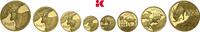 SÜDAFRIKA Natura-Prestige-Set von 1, 1/2, 1/4 und 1/10 Unze 2007. Auflage: 700 Exemplare. Republik seit 1960. Polierte Platte im Originaletui mit...