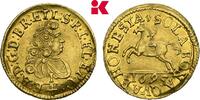 BRAUNSCHWEIG UND LÜNEBURG 1/4 Dukat 1695 Ernst August, 1679-1698, seit 1662 Bischof von Osnabrück. Fast vorzüglich, leicht gewellt