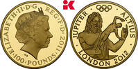 GROSSBRITANNIEN / IRLAND 100 Pounds 2011. Elizabeth II, 1952-2022. Polierte Platte