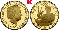 GROSSBRITANNIEN / IRLAND 25 Pounds 2011. Elizabeth II, 1952-2022. Polierte Platte