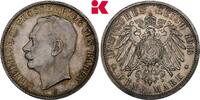 BADEN 5 Mark 1913. Seltene Variante. Friedrich II., 1907-1918. Hübsche Patina, vorzüglich
