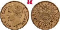 BAYERN 10 Mark 1912. Otto II., 1886-1913. Fast vorzüglich