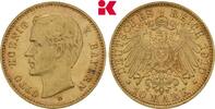 BAYERN 10 Mark 1910. Otto II., 1886-1913. Vorzüglich +