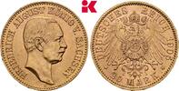 SACHSEN 20 Mark 1905. Friedrich August III., 1904-1918. Vorzüglich