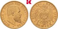 W&Uuml;RTTEMBERG 20 Mark 1897. F Wilhelm II., 1891-1918. Vorz&uuml;glich 1195,00 EUR  zzgl. 5,90 EUR Versand