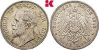 LIPPE 3 Mark 1913. Leopold IV., 1904-1918. Vorz&uuml;glich 545,00 EUR  zzgl. 5,90 EUR Versand