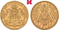 HAMBURG 10 Mark 1911. Freie und Hansestadt. Vorz&uuml;glich-Stempelglanz 885,00 EUR  zzgl. 5,90 EUR Versand
