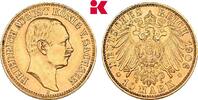 SACHSEN 10 Mark 1906. Friedrich August III., 1904-1918. Vorz&uuml;glich 895,00 EUR  zzgl. 5,90 EUR Versand