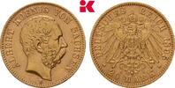SACHSEN 20 Mark 1895. Albert, 1873-1902. Fast vorz&uuml;glich 1195,00 EUR  zzgl. 5,90 EUR Versand