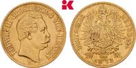 HESSEN 10 Mark 1872. Ludwig III., 1848-1877. Sehr sch&ouml;n-vorz&uuml;glich 825,00 EUR  zzgl. 5,90 EUR Versand