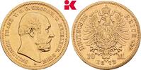 MECKLENBURG-SCHWERIN 10 Mark 1872. A Friedrich Franz II., 1842-1883. Seh... 5845,00 EUR kostenloser Versand