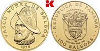 PANAMA 100 Balboas 1975. Republik. Stempelglanz, im Originalblister 1095,00 EUR  zzgl. 5,90 EUR Versand