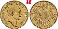 SACHSEN 10 Mark 1906. Friedrich August III., 1904-1918. Vorz&uuml;glich-Stemp... 945,00 EUR  zzgl. 5,90 EUR Versand