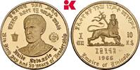 &Auml;THIOPIEN 10 Dollars 1966, Haile Selassie, 1930-1936 und 1941-1974. Prac... 595,00 EUR  zzgl. 5,90 EUR Versand