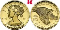 VEREINIGTE STAATEN VON AMERIKA / USA 100 Dollars 2017 W, West Point. Föderation. Polierte Platte