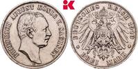 SACHSEN 3 Mark Friedrich August III., 1904-1918. -