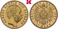 SACHSEN 10 Mark Albert, 1873-1902. -