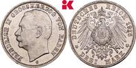 BADEN 3 Mark Friedrich II., 1907-1918. -
