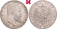 WÜRTTEMBERG 5 Mark Wilhelm II., 1891-1918. -