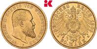 WÜRTTEMBERG 10 Mark Wilhelm II., 1891-1918. -