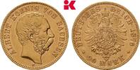 SACHSEN 20 Mark Albert, 1873-1902. -