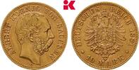SACHSEN 10 Mark Albert, 1873-1902. -