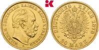 PREUSSEN 20 Mark Wilhelm I., 1861-1888. -