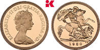 GROSSBRITANNIEN / IRLAND 1/2 Sovereign Elizabeth II, 1952-2022. -
