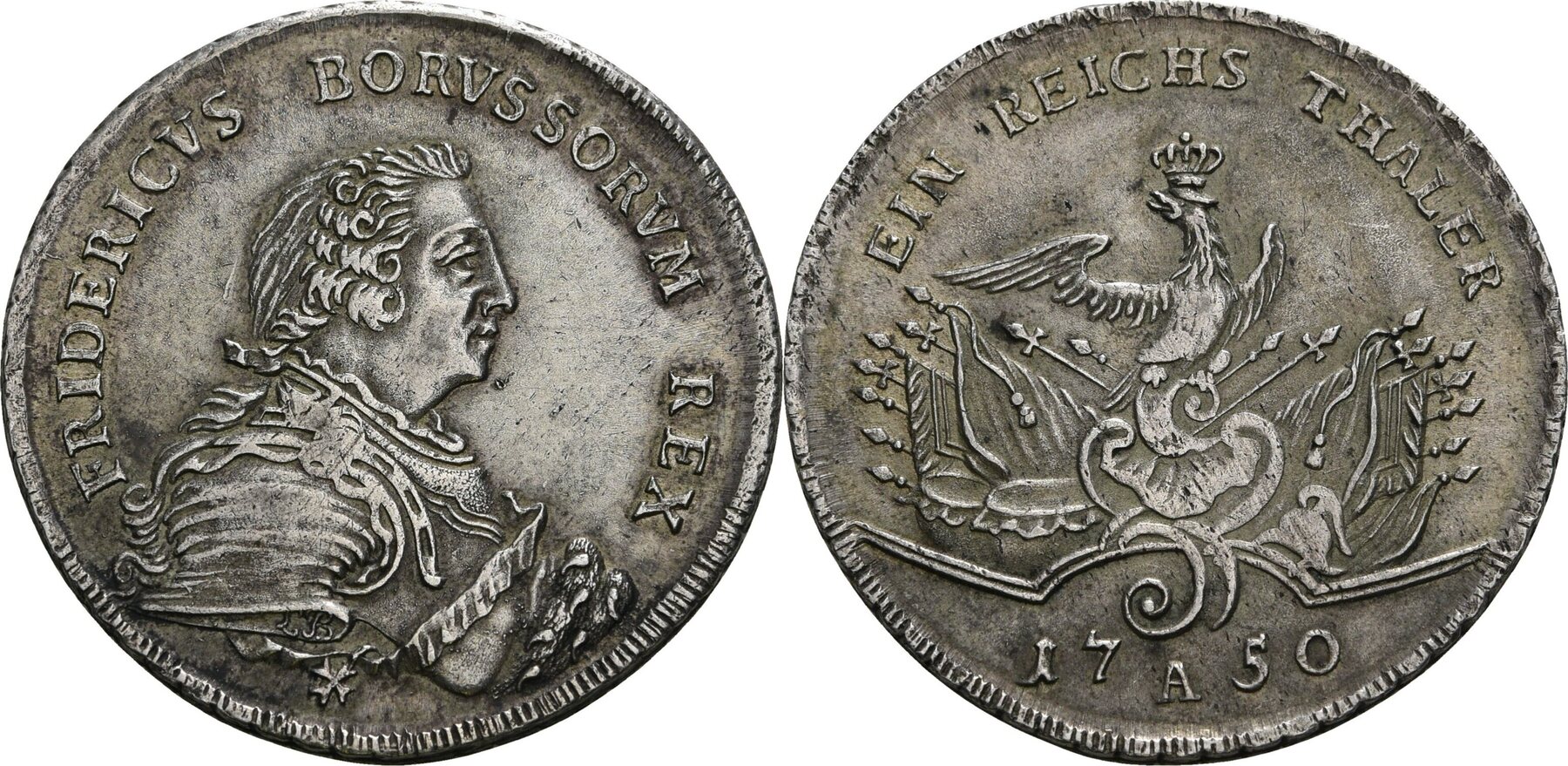 Preußen Reichstaler preuß. A, Berlin 1750 Friedrich II., der Große ...