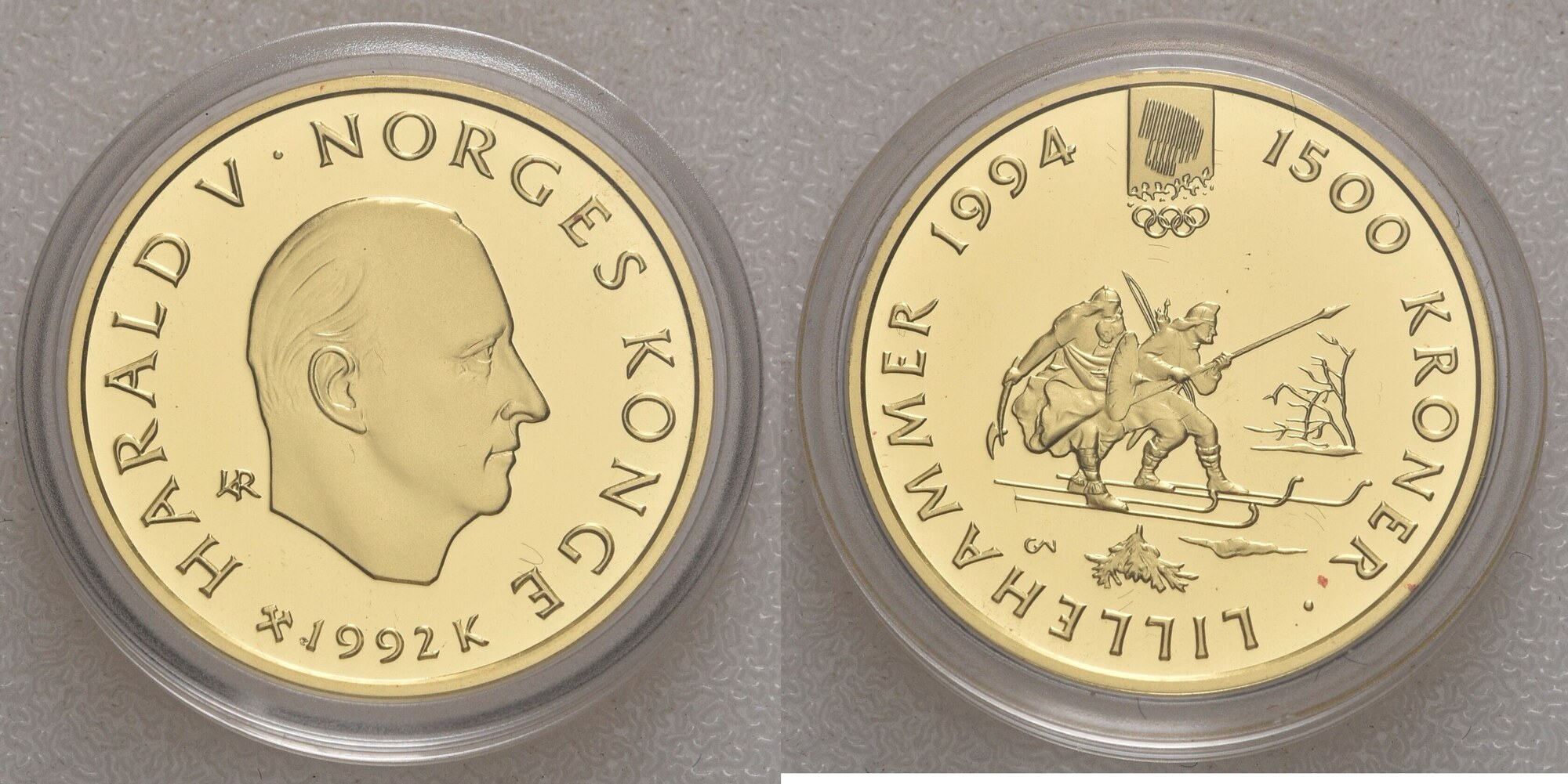 Norwegen 1500 Kroner 1 2 Unze Kongsberg 1994 Harald V Seit 1991 PP norwegen-1500-kroner-1-2-unze-kongsberg-1994-harald-v-seit-1991-pp