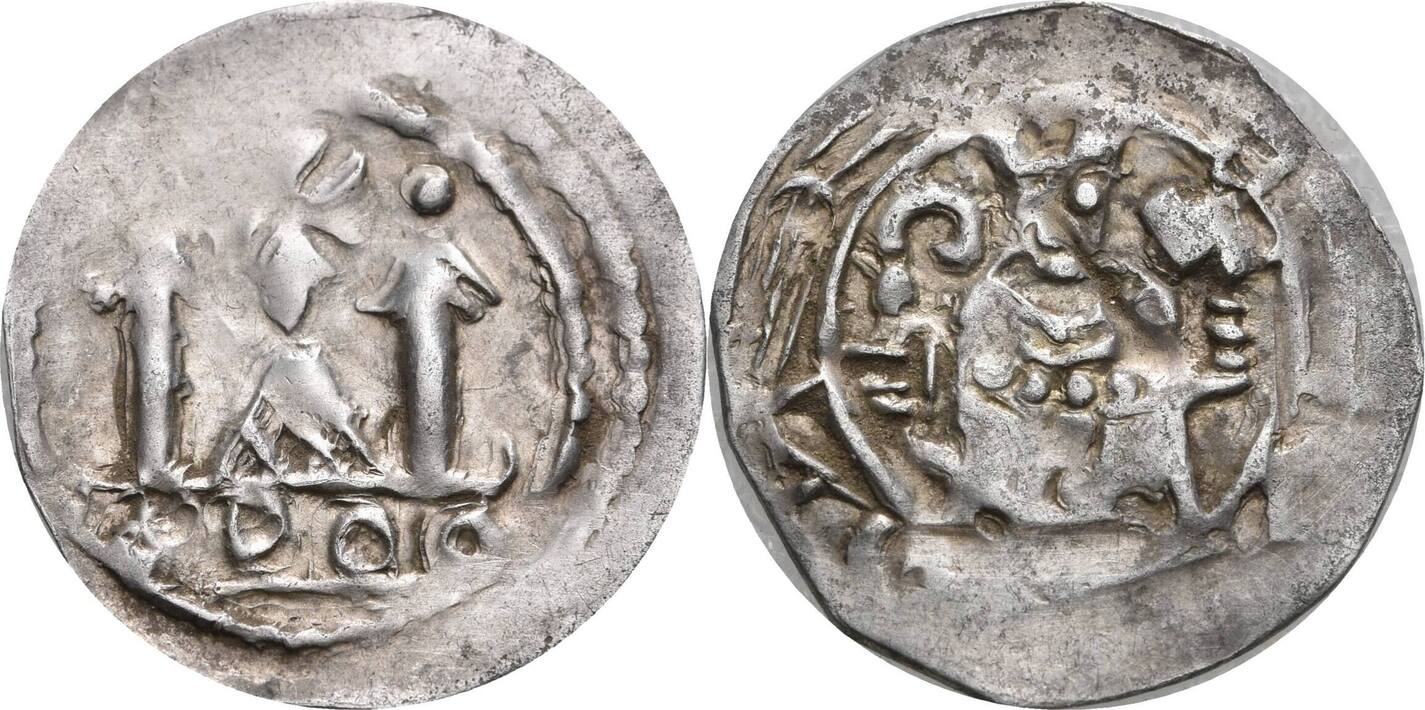 Salzburg, Erzstift Pfennig auf Friesacher Schlag vor 1190 Adalbert III