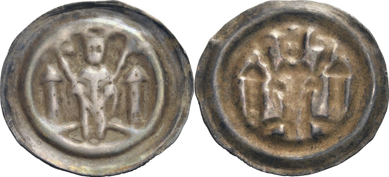 Magdeburg Brakteat o.J. Wilbrand von Käfernburg, 12351254 ss