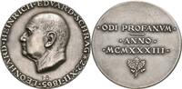 München Silbergussmedaille v. Josef Bernhart, auf den Buchhändler und Verleger Johann Leonhard Schrag -
