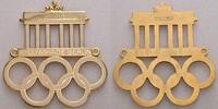 Berlin Automobilplakette Zur XI. Olympiade in Berlin -