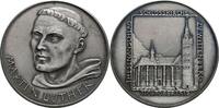 Luther, Martin Silbermedaille v . A. Holl, a.d. 450-jährige Jubiläum des Beginns der Reformation in Karlsruhe -