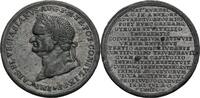 Christian Wermuth (1661-1739) Zinnmedaille auf Vespasian (69-79), aus seiner der Suitenserie der römischen und deut. Kaiser -