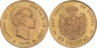 Spanien 10 Pesetas, Madrid Alfonso XII. (1874-1885)